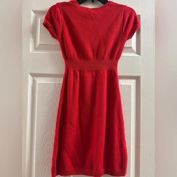 J Khaki red sweater dress - Picture 2 of 5